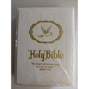 Holy Bible King James Version Red Letter Wedding Edition Vintage 1971 KJV Gift